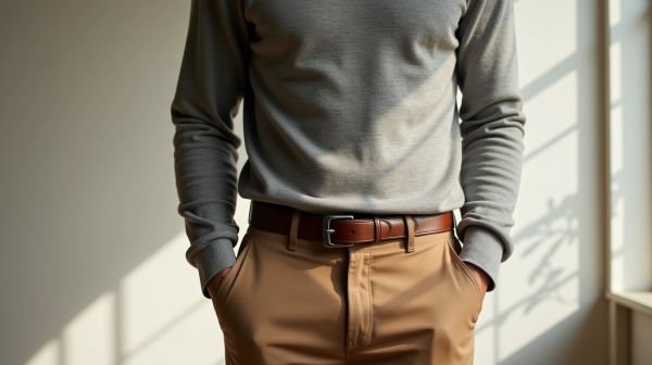 Maîtriser le style avec une ceinture homme élastique confortable
