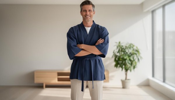 Le vest kimono homme : la touche tendance et élégante de votre garde-robe